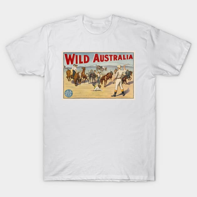 Wild Australia Vintage Poster 1910 T-Shirt by vintagetreasure